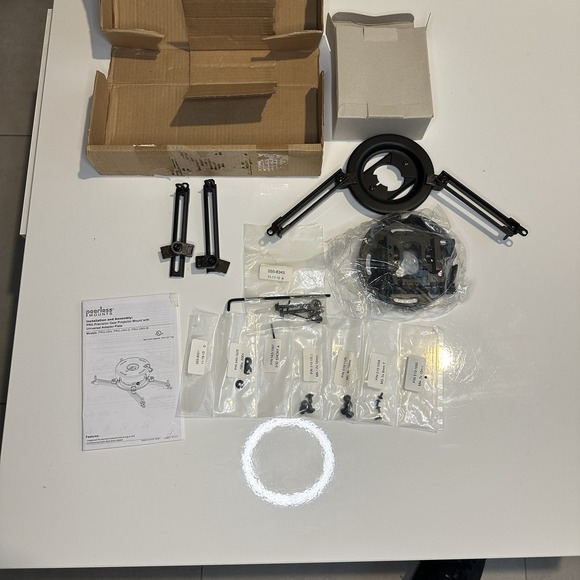 Peerless Prg-Unv Ceiling Projector Mount 50 Lb. Capacity Pro Universal Kit Black - Picture 1 of 13